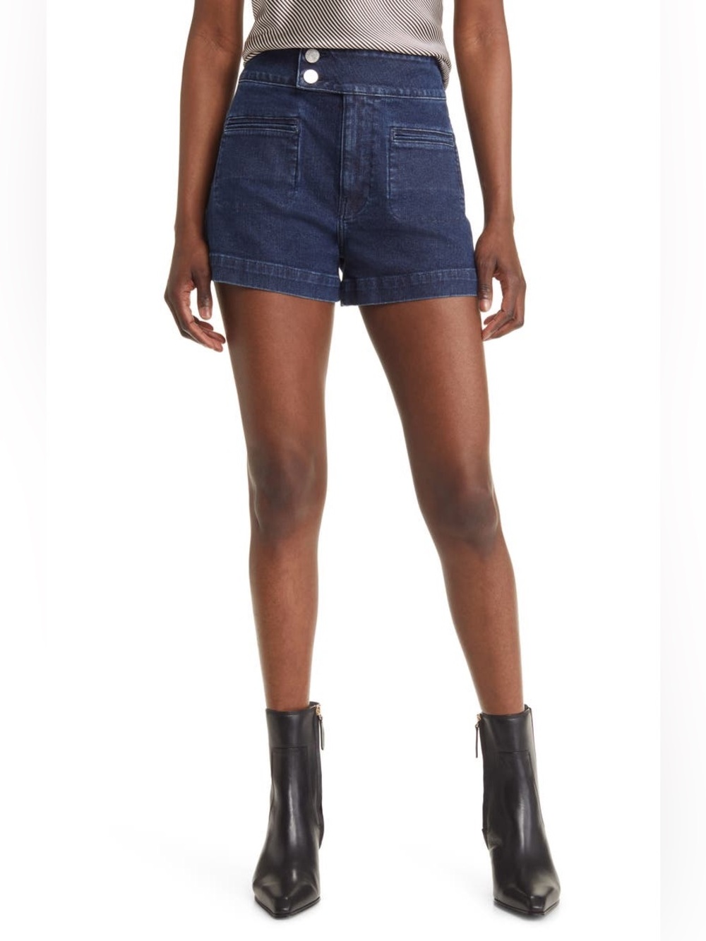 FRAME DENIM | le hardy high waist shorts | size 32
